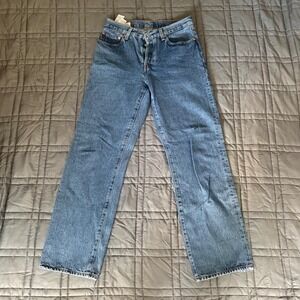 Levi's 501 '90s Women's Jeans 26x30 Blue Straight Leg Button Fly
